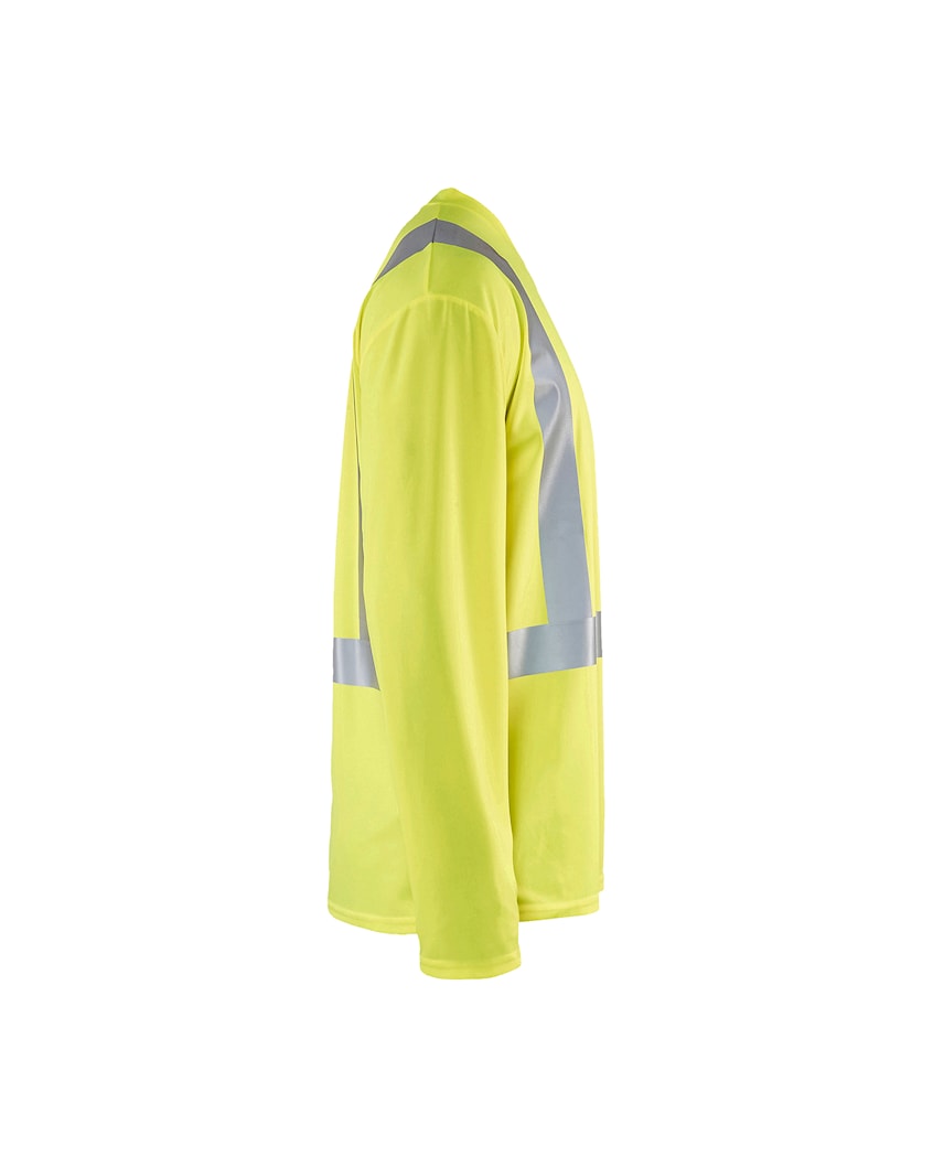 Blakläder UV-kaitsega pikkade käistega T-särk Hi-Vis kl.3 neoonkollane