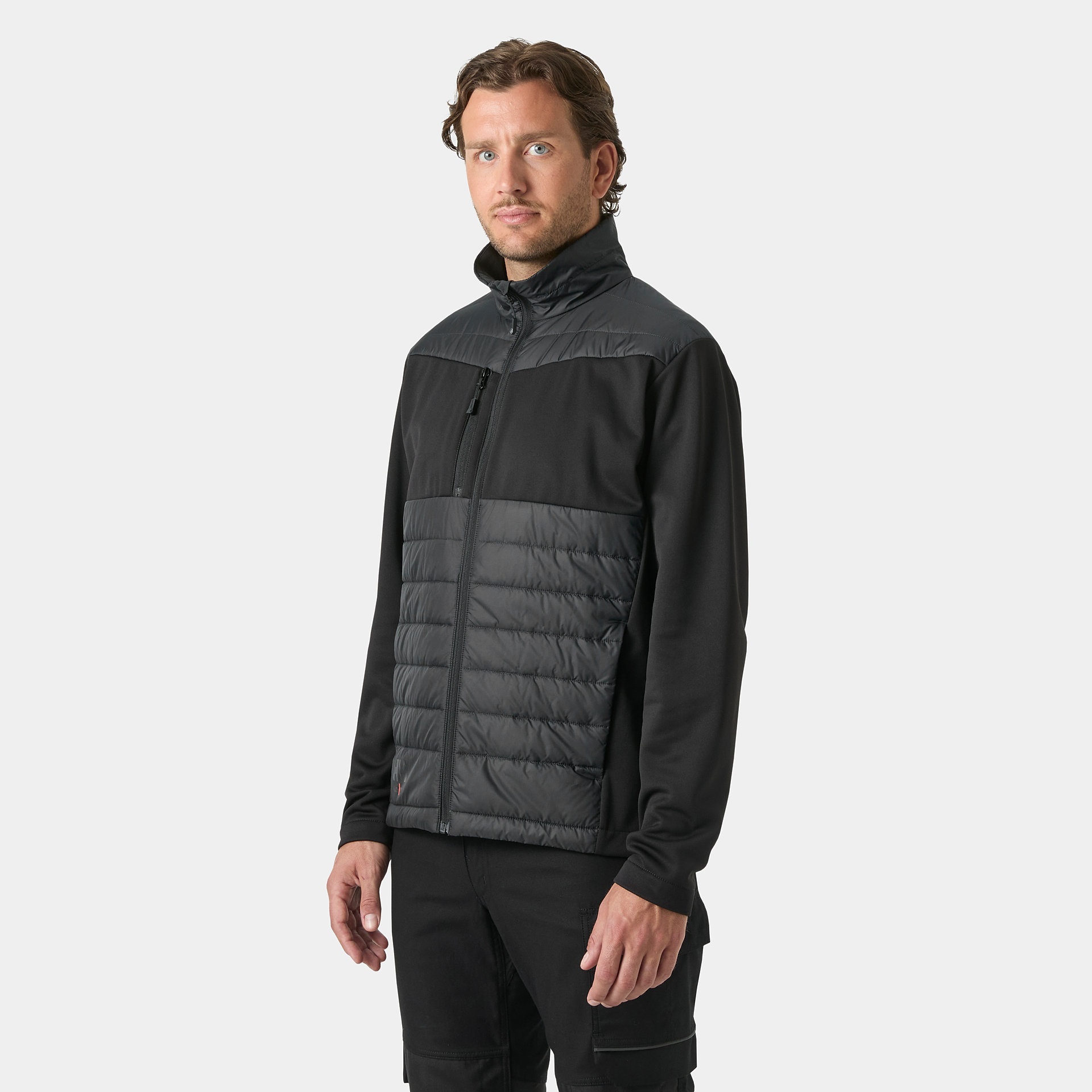 Helly Hansen OXFORD Hybrid vooderdatud jakk must