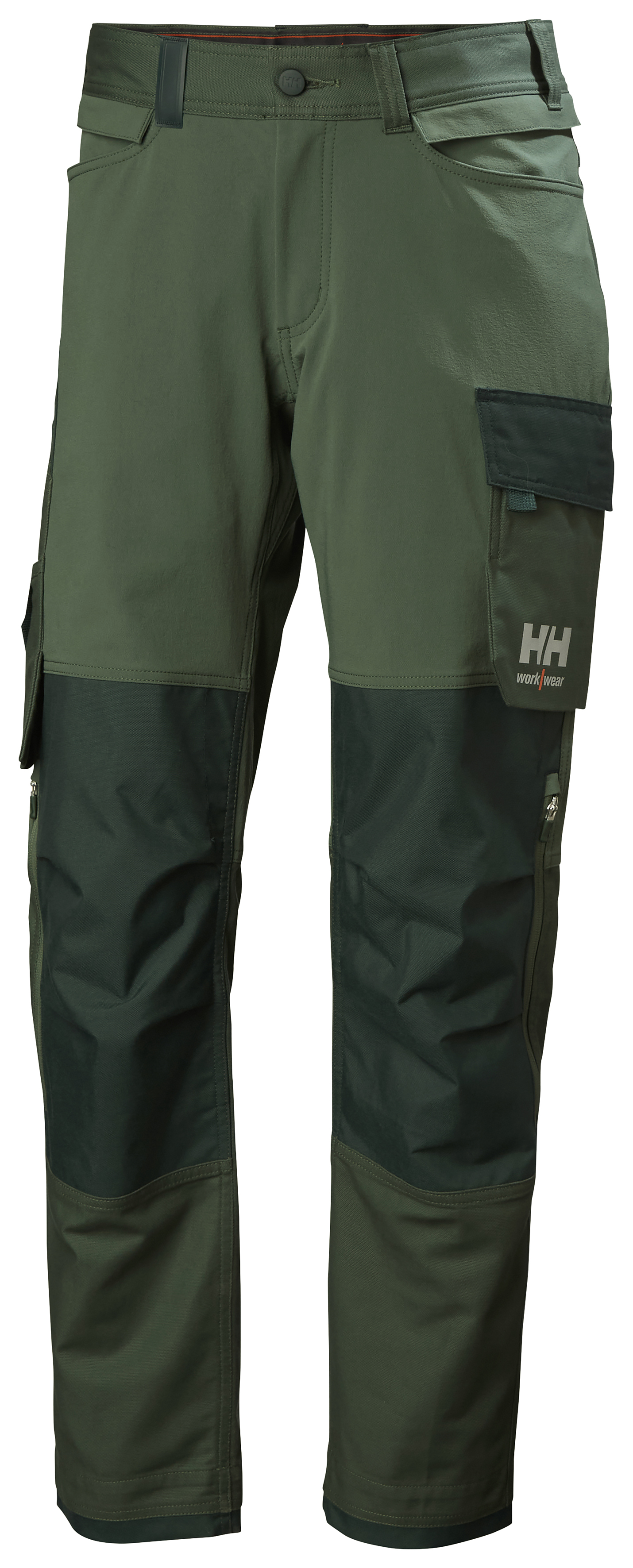 Helly Hansen OXFORD CONNECT Stretch tööpüksid tumeroheline