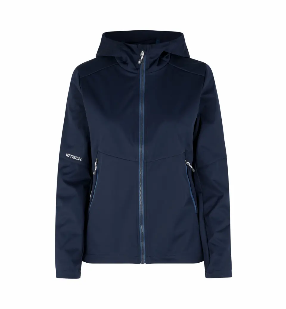ID softshell naiste jakk tumesinine