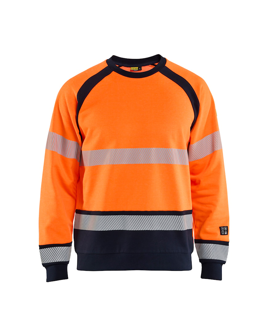 Blåkläder Multinorm Inherent pusa Hi-Vis kl.3 oranž/tumesinine APC1