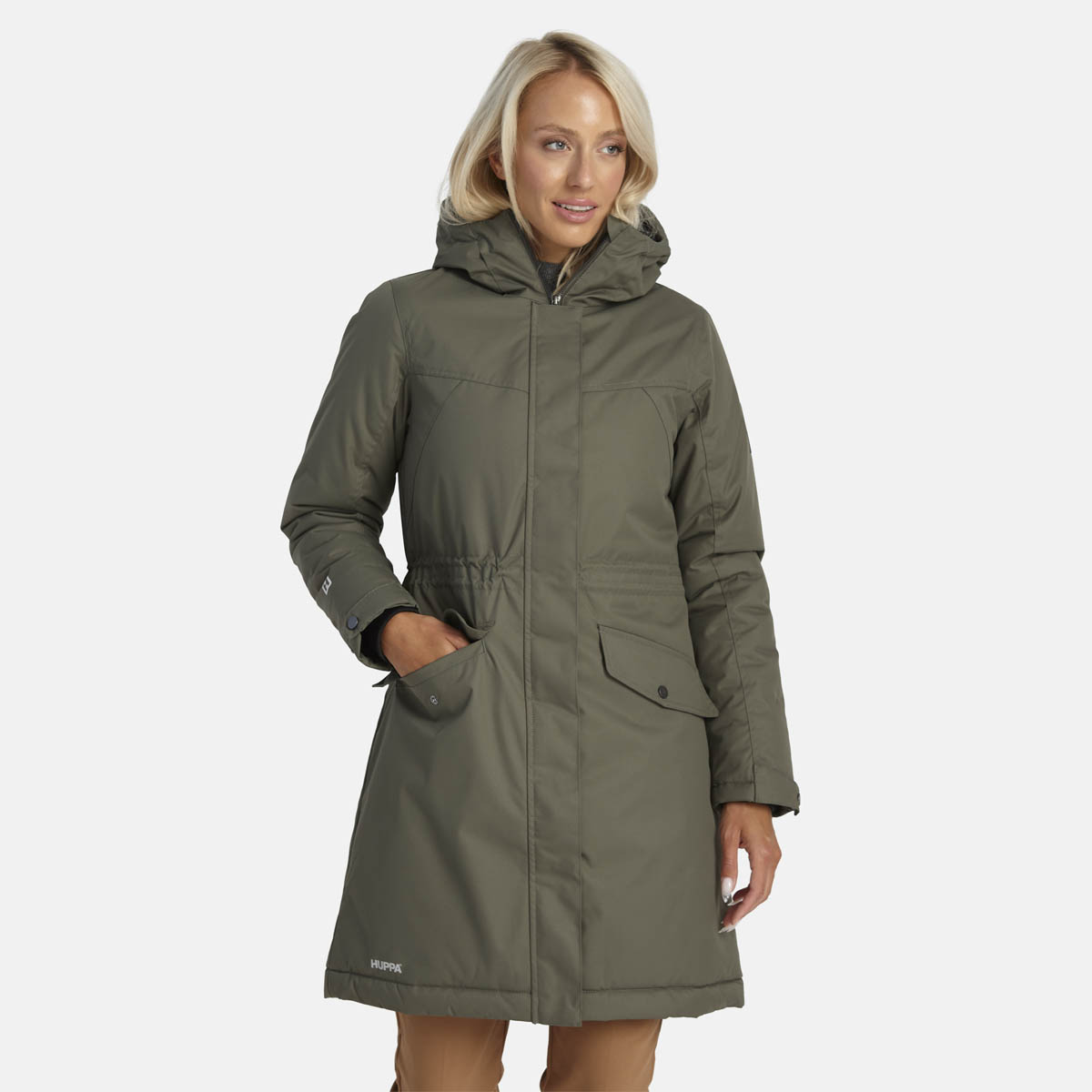 Huppa MINNA naiste parka 300gr roheline