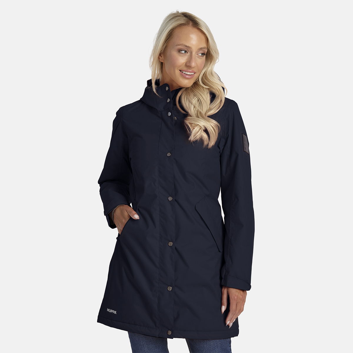 Huppa JANELLE 1 naiste parka sügis-talv 160g tumesinine