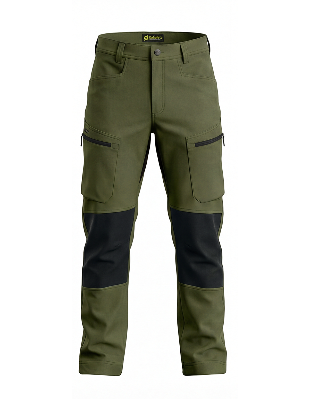 BoSafety CARGO PRO stretch tööpüksid Sorona oliiv/must