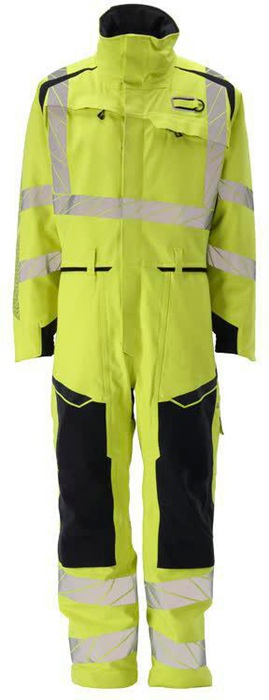 MASCOT Multisafe Inherent tuletõkkega HI-VIS kl.3 veekindel talvekombinesoon kollane/tumesinine