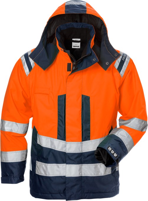 Fristads AIRTECH 4037 GTT Hi-Vis naiste talvejope kl.3 oranž/tumesinine
