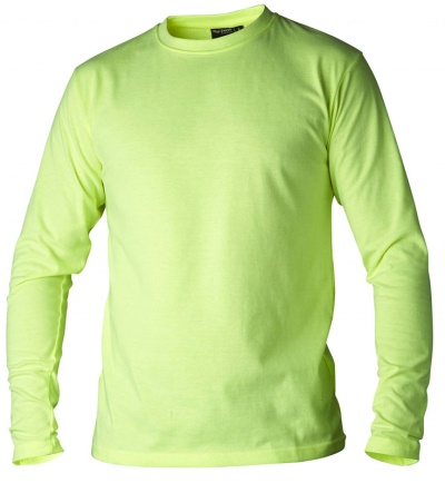 Top Swede T-särk pikkade käistega, Hi-Vis kollane