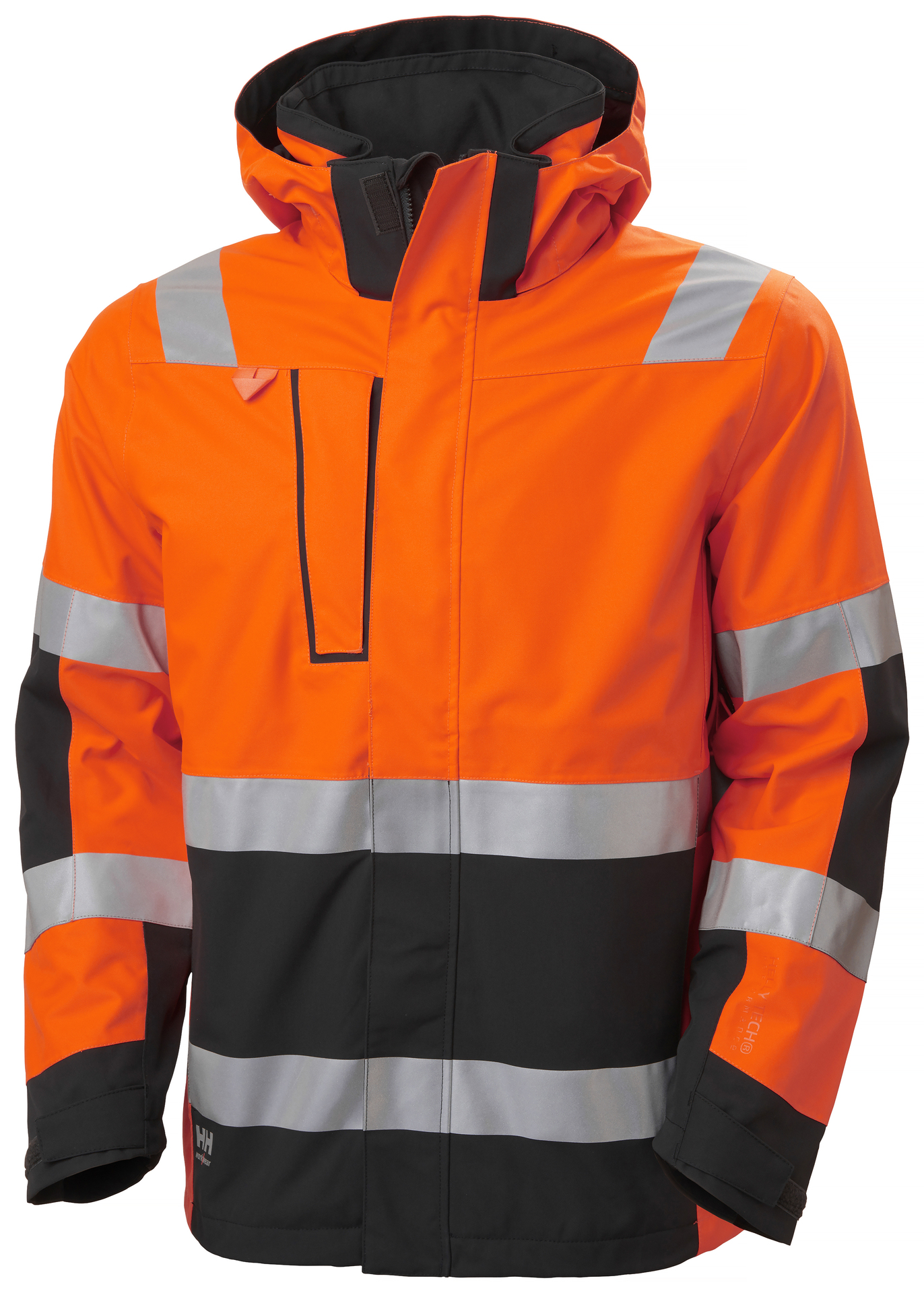 Helly Hansen ALNA 2.0 Shell jope HI-VIS kl.3, oranž/must