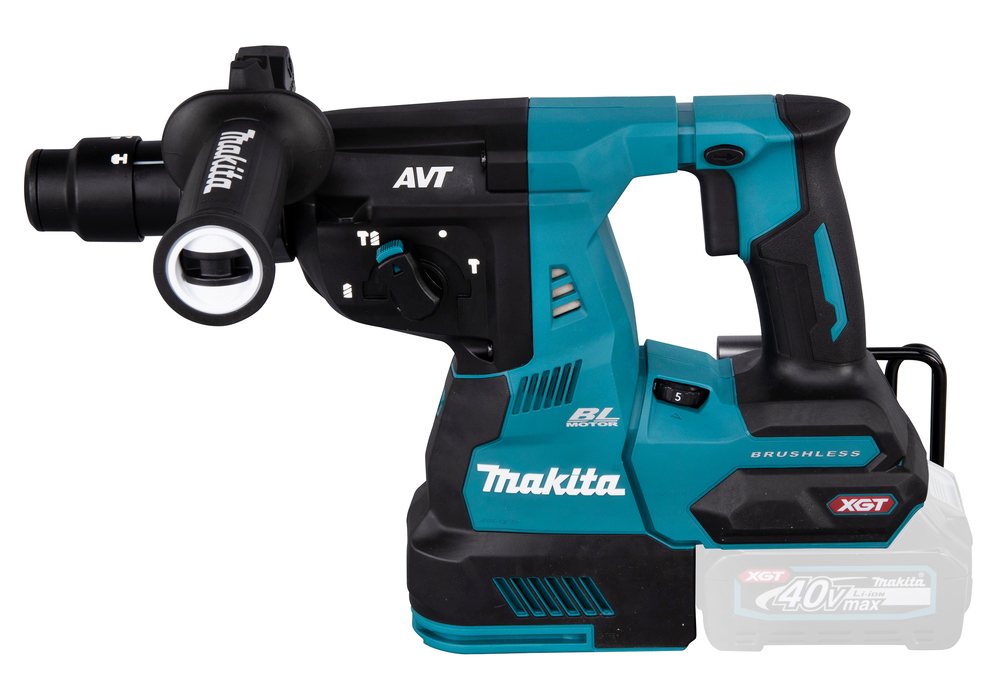 MAKITA akupuurvasar SDS+ 28mm 2.9J XGT 40V harjavaba mootoriga - akuta