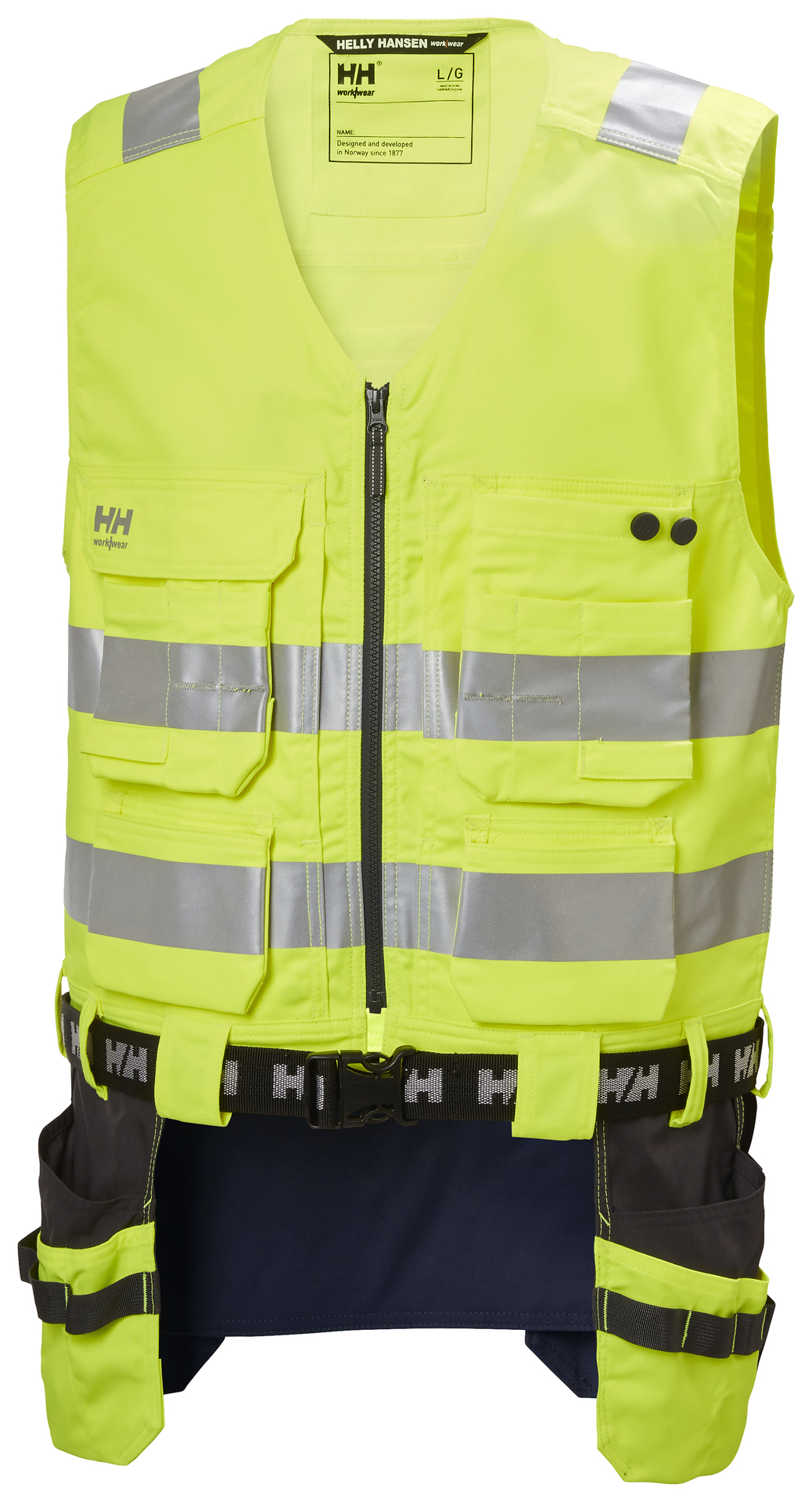 Helly Hansen ALNA 2.0 ripptaskutega vest HI-VIS kl.1 kollane