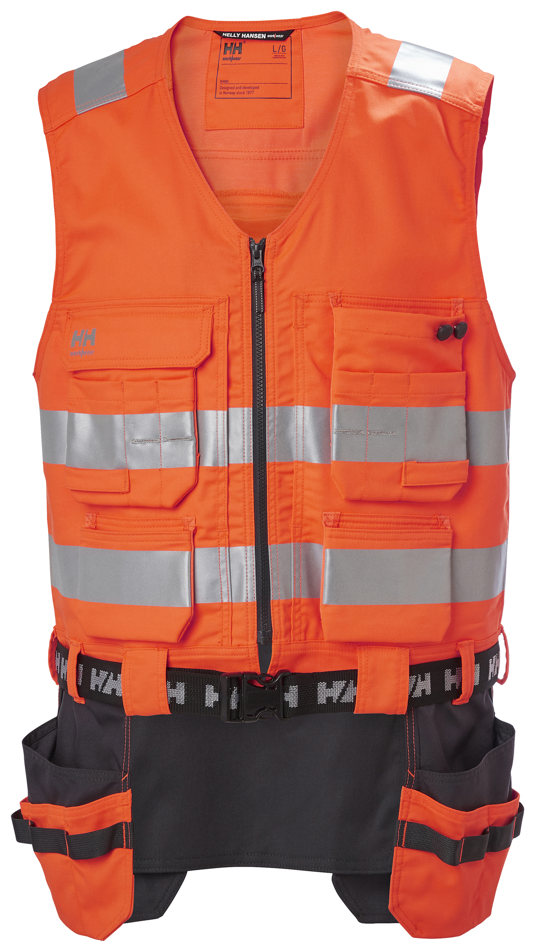 Helly Hansen ALNA 2.0 ripptaskutega vest HI-VIS kl1 oranž