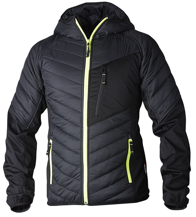 Top Swede kapuutsiga tepitud jope 355, must