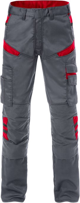 Fristads SKARUP Core PRO tööpüksid 2555 STFP hall/punane