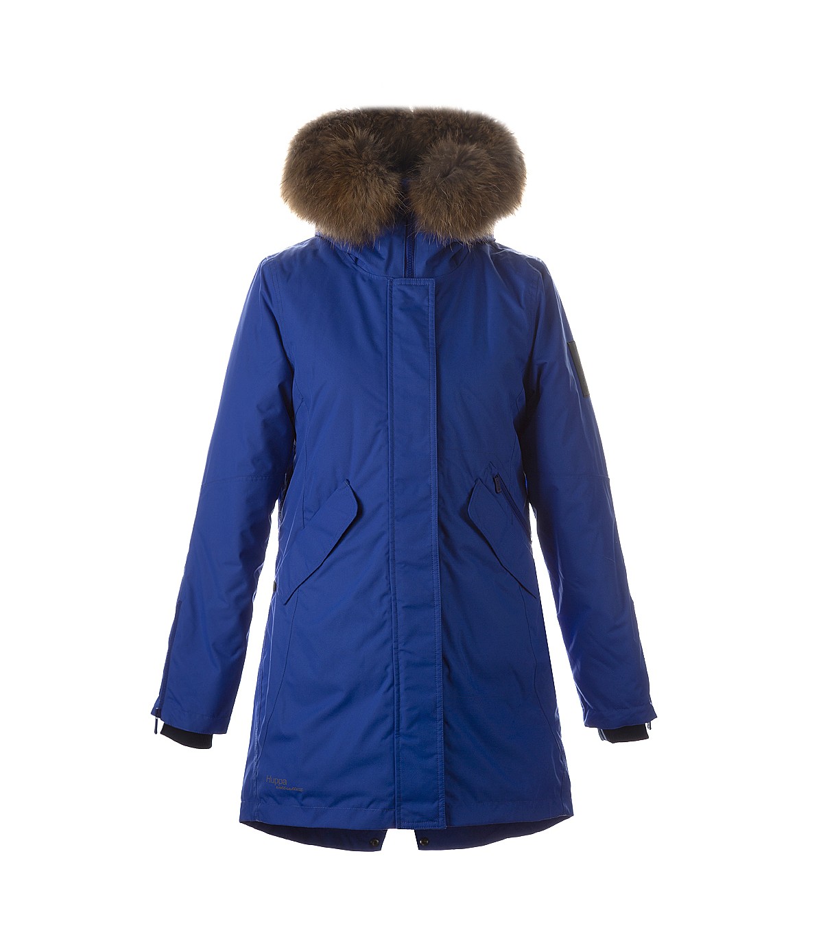 Huppa VIVIAN 1 naiste talveparka naturaalkarvaga, sinine