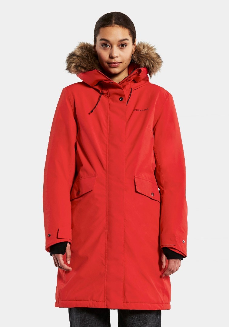 Didriksons ERIKA 2 naiste talveparka punane