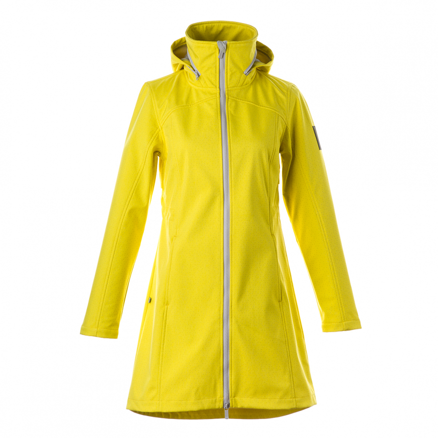 Huppa AVA naiste softshell mantel kollane