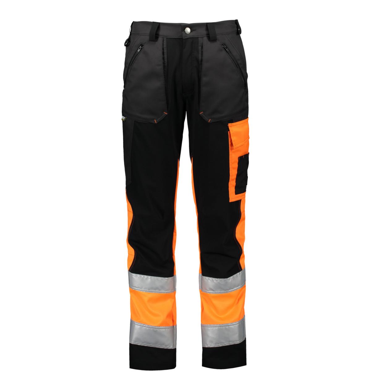 Dimex Superstretch püksid Hi-Vis oranž/must kl.1