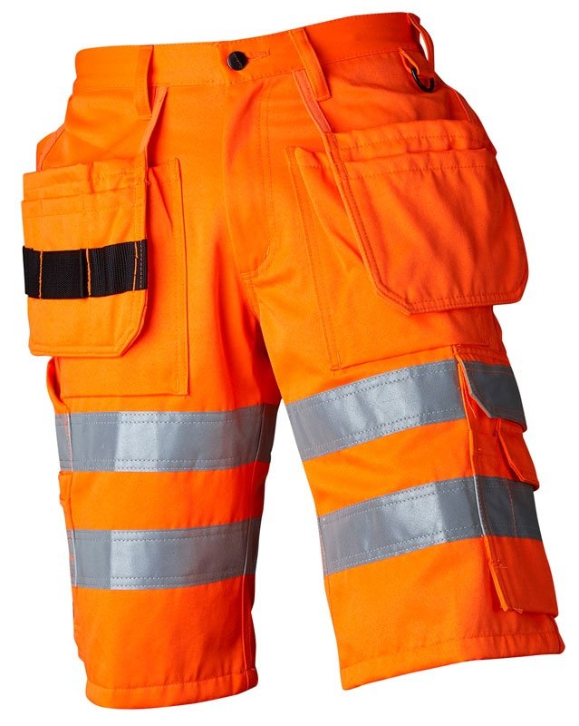 Top Swede lühikesed püksid ripptaskutega HI-VIS oranz kl2