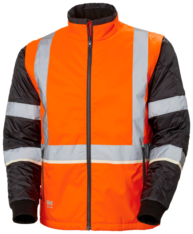 Helly Hansen UC-ME INSULATOR jope HI VIS CL2, oranž/must