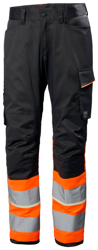 Helly Hansen UC-ME Work püksid HI-VIS kl1, oranž/must