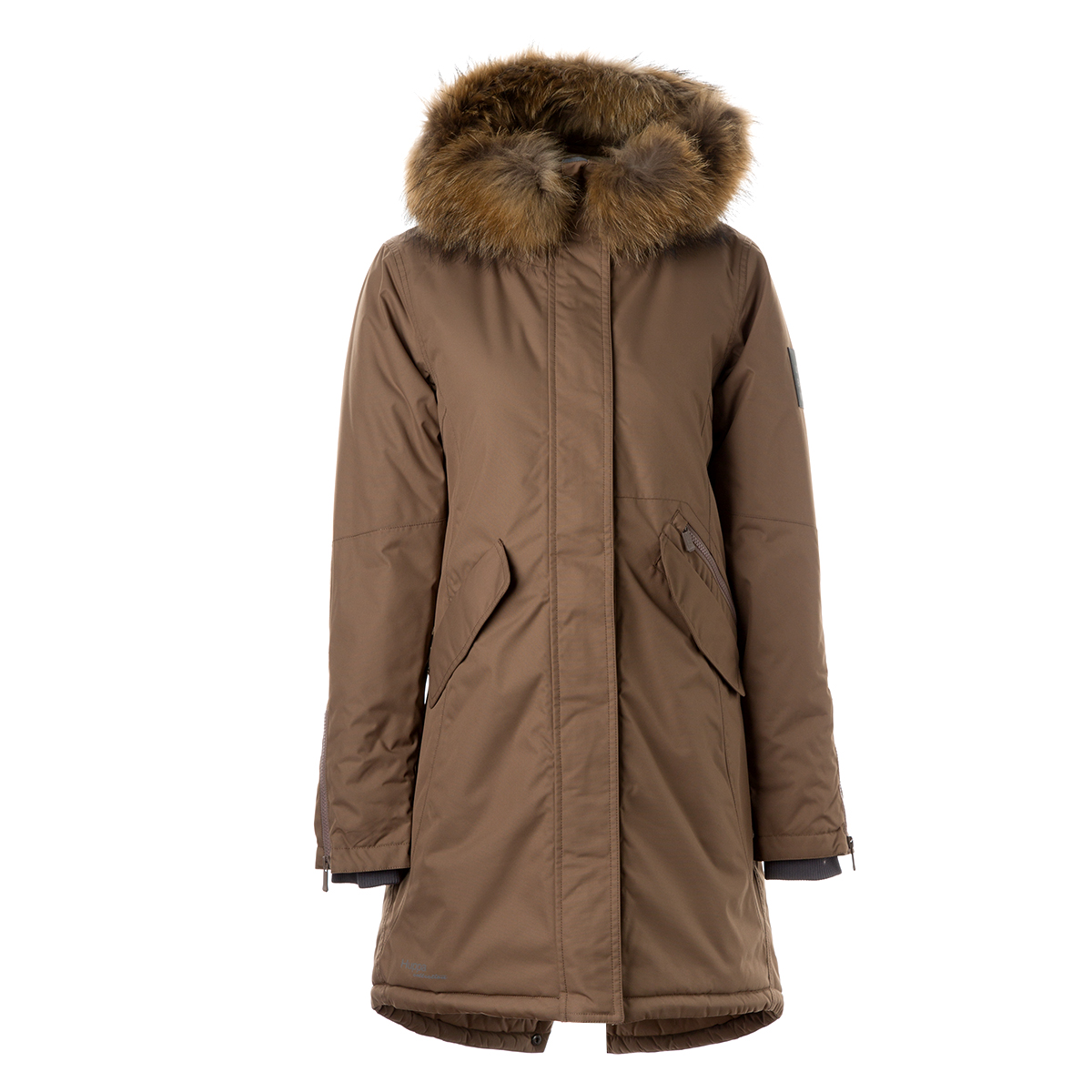 Huppa VIVIAN 1 naiste talveparka naturaalkarvaga, beez