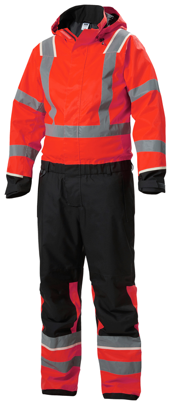 Helly Hansen UC-ME talvekombinesoon HI VIS CL3, punane/must