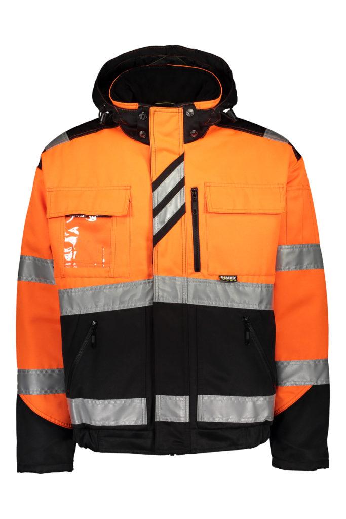 Dimex talvejope HI-VIS must/oranž kl.2