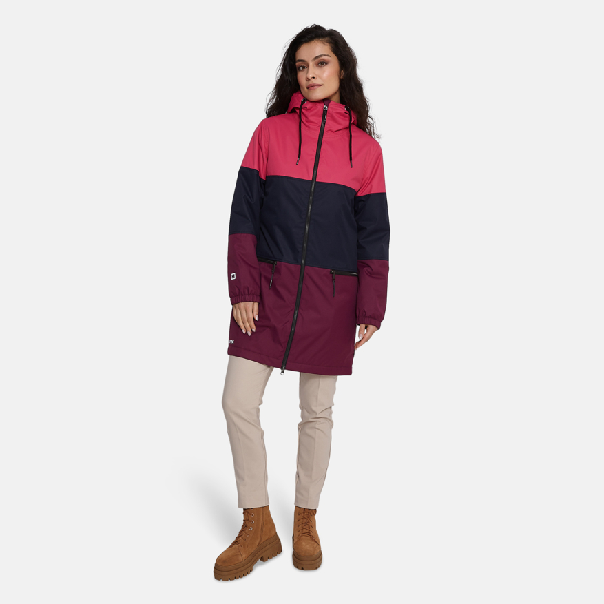 Huppa HANKA naiste parka fuksia/bordoo