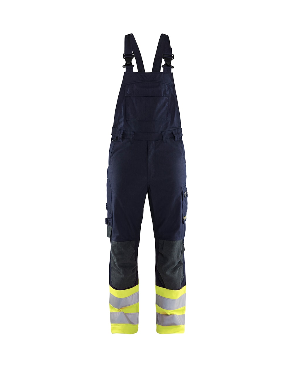 Blakläder MULTINORM inherent sädemekimdel poolkombinesoon Hi-Vis kl.1 tumeisnine/kollane