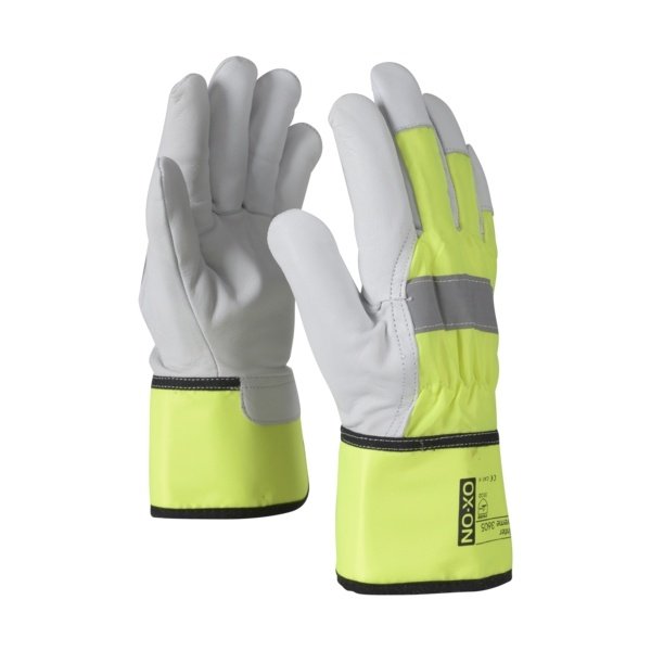 OX-ON WORKER SUPREME 2610 HI-VIS kindad kitsenahast peopesaga