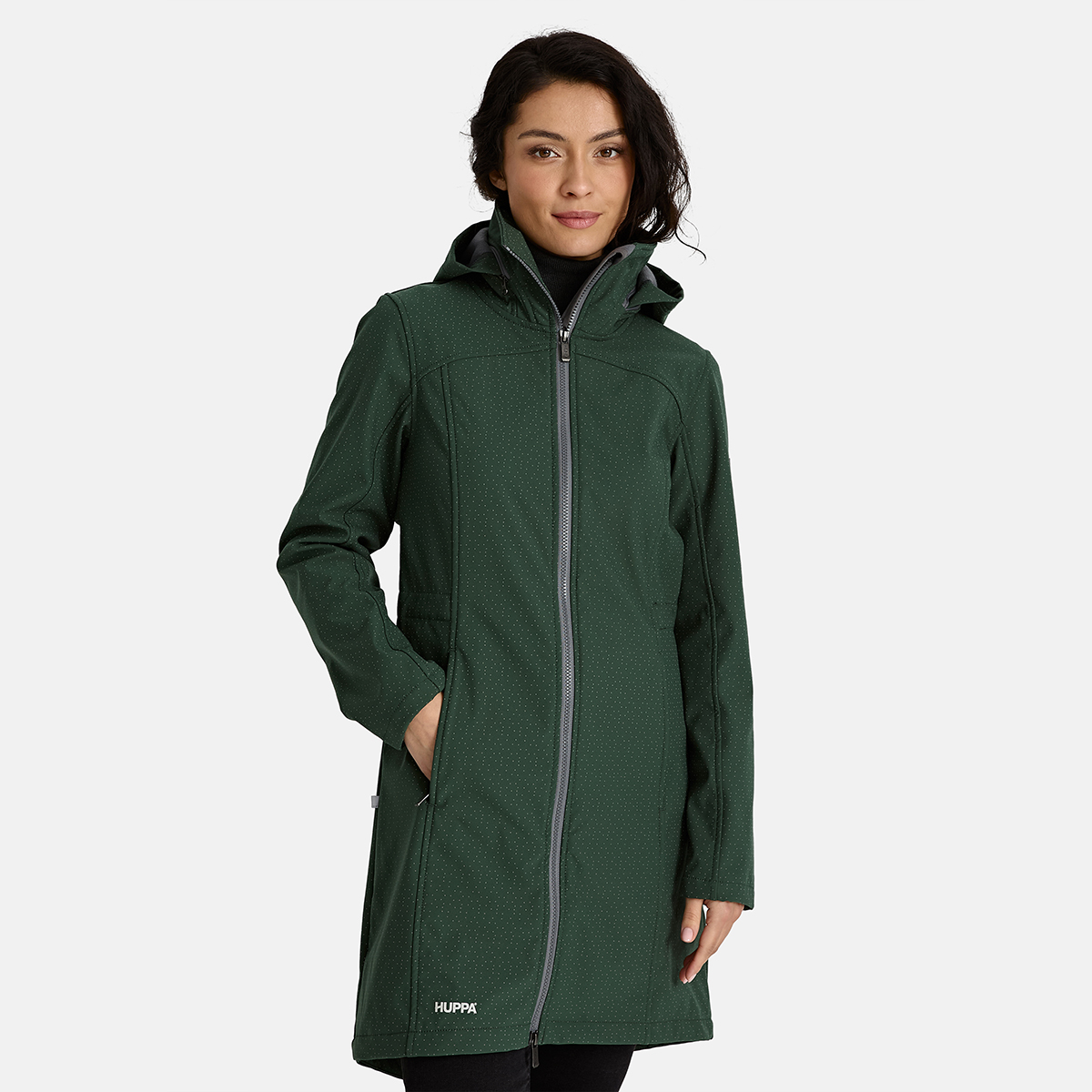 Huppa AVA naiste softshell mantel tumeroheline