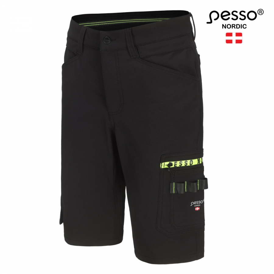 Pesso MERCURY lühikesed stretš-püksid must