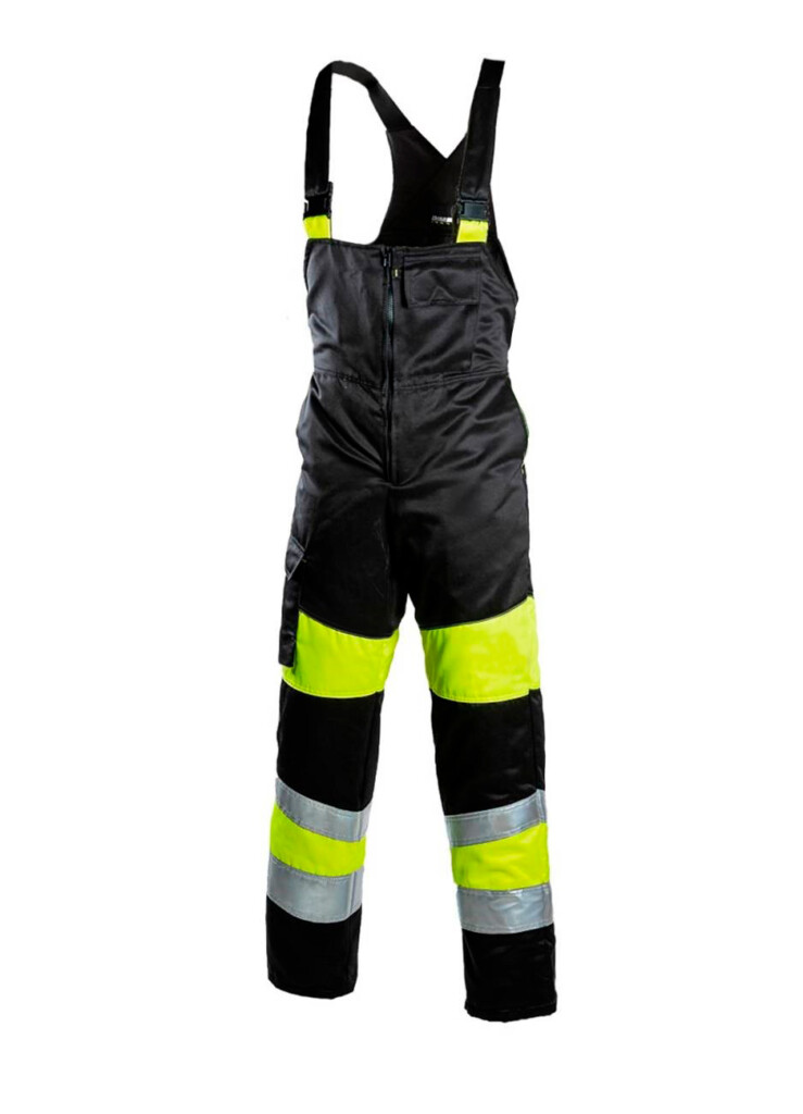 Dimex Hi-Vis talvetunked must/kollane kl.1