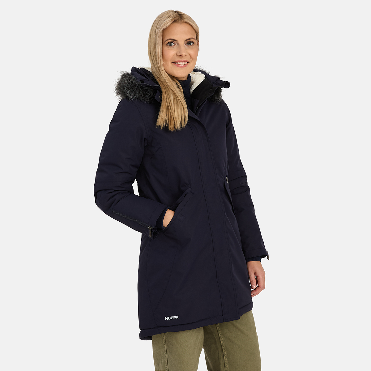 Huppa VIVIAN naiste talveparka, tumesinine