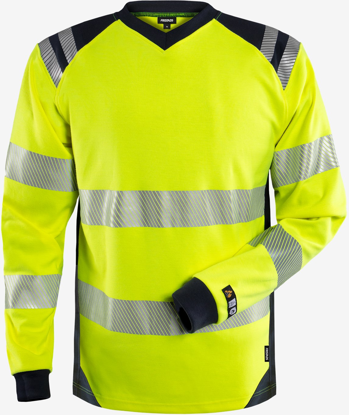 Fristads FLAMESTAT CORE 7359 TFL INHERENT leekiaeglustav pikkade käistega T-särk Hi-VIS kl.3 kollane/tumesinine APC1
