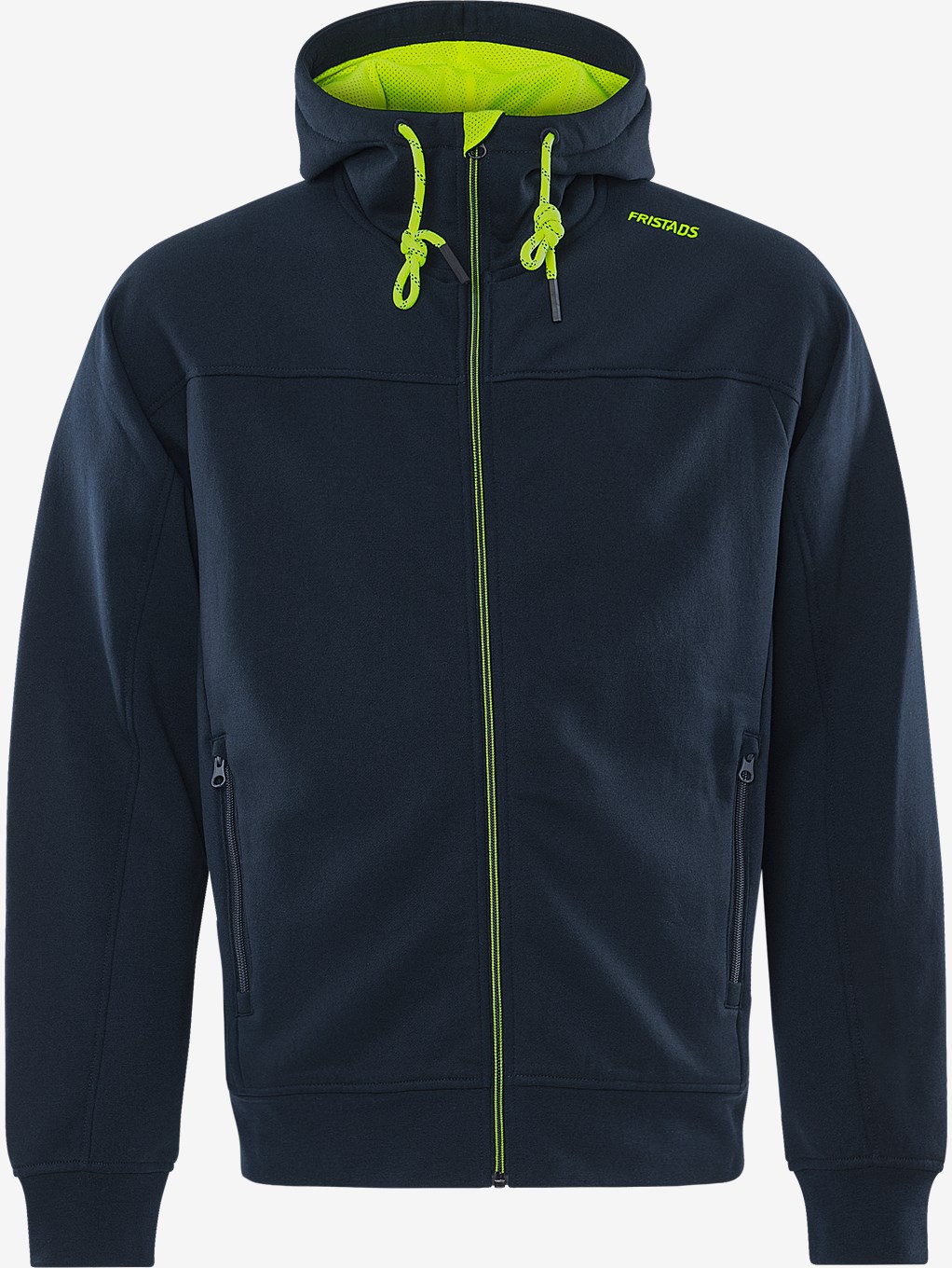 Fristads pusa kapuutsi ja pika lukuga 7550 GSM tumesinine/neoonkollane