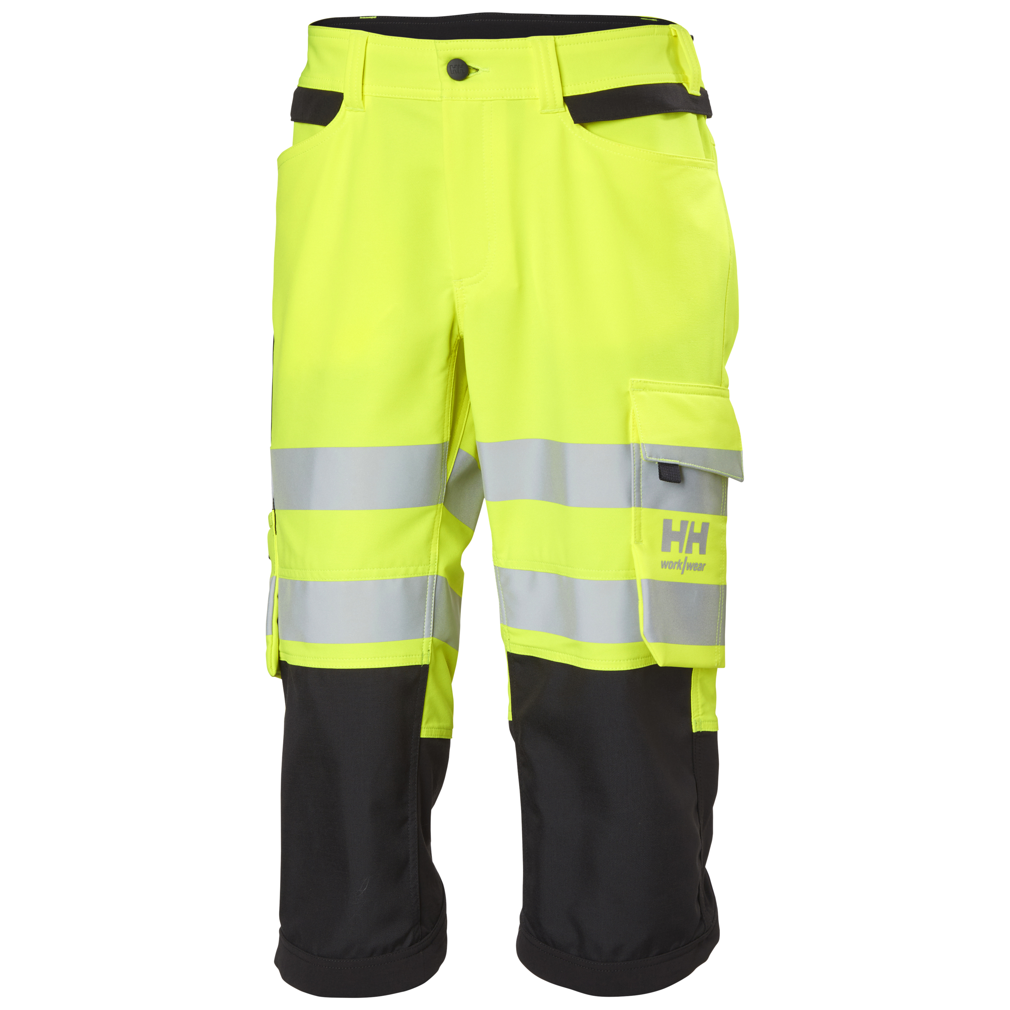 Helly Hansen ALNA 4X HH CONNECT™ piraadipüksid HI VIS kl.1, kollane/must