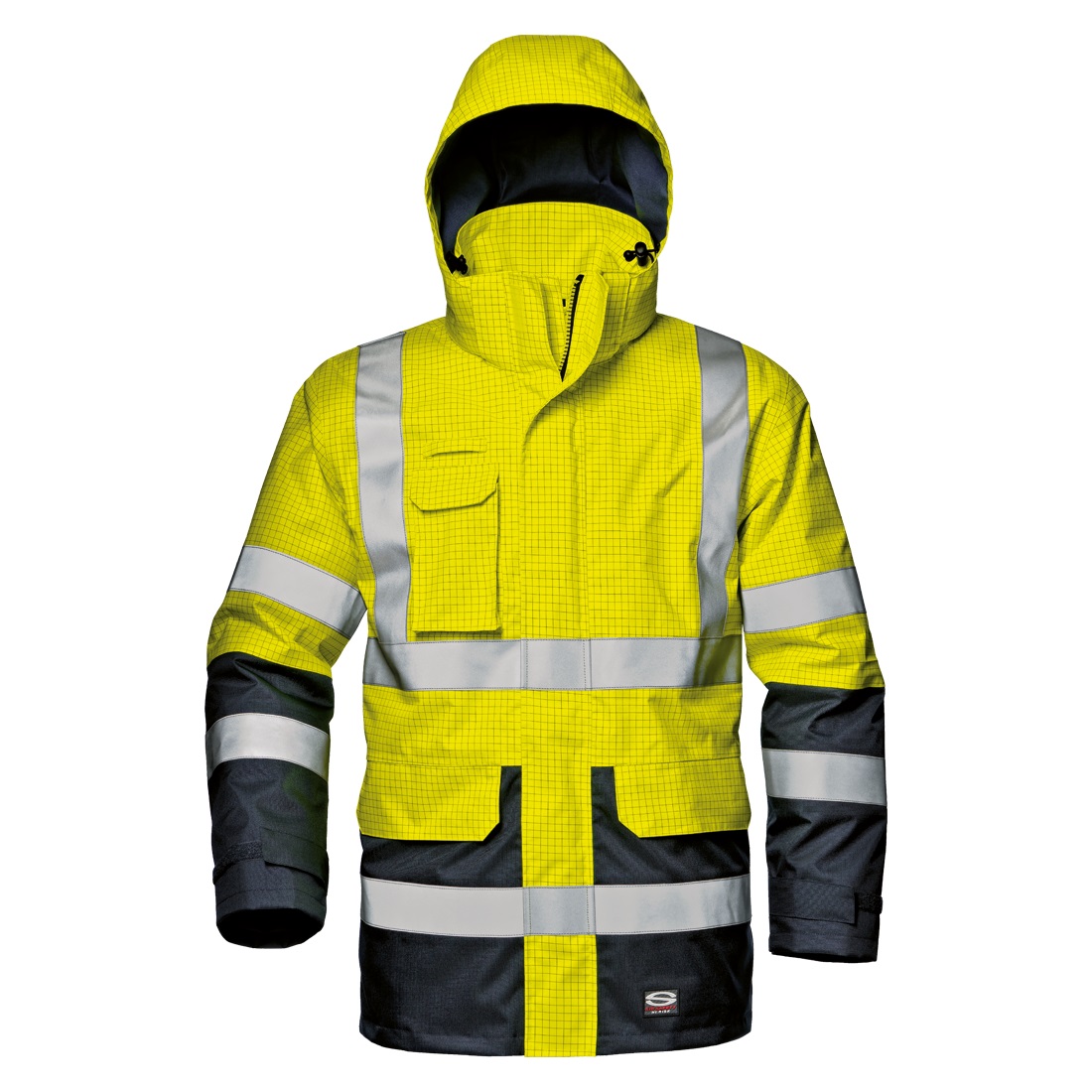 Sir Safety System MICROLINES Zip-in Hi-VIS jope kl.3 kollane/sinine