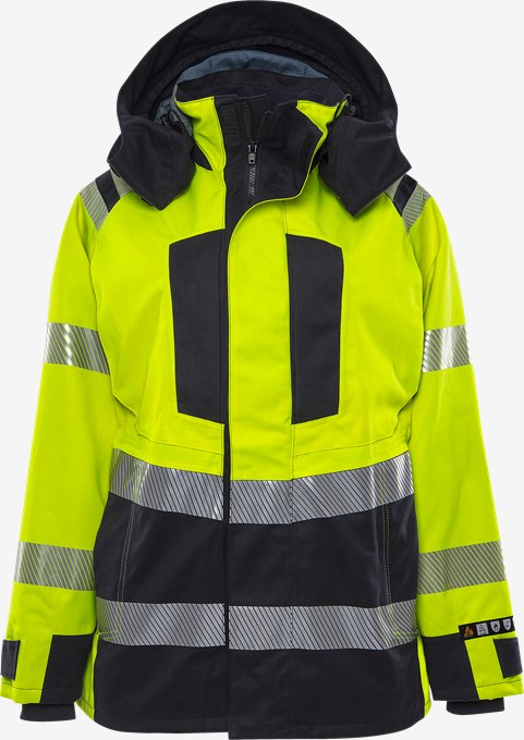 Fristads FLAMESTAT 4526 ATHR Airtech Multinorm HI-VIS naiste koorikjope kl3 kollane/tumesinine