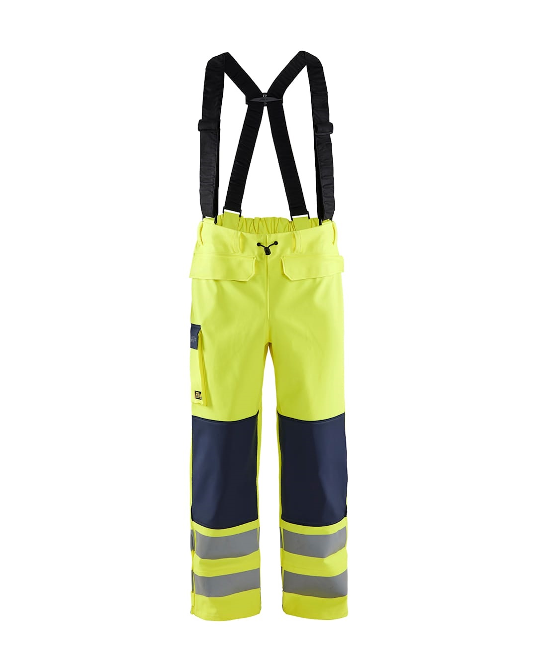Blåkläder Multinorm Hi-Vis vihmapüksid kl.2 kollane/tumesinine