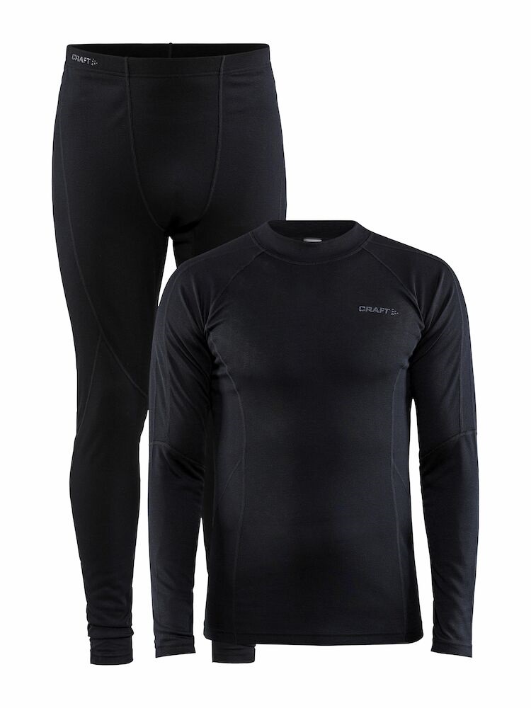 Craft CORE Warm meeste termopesu komplekt, must