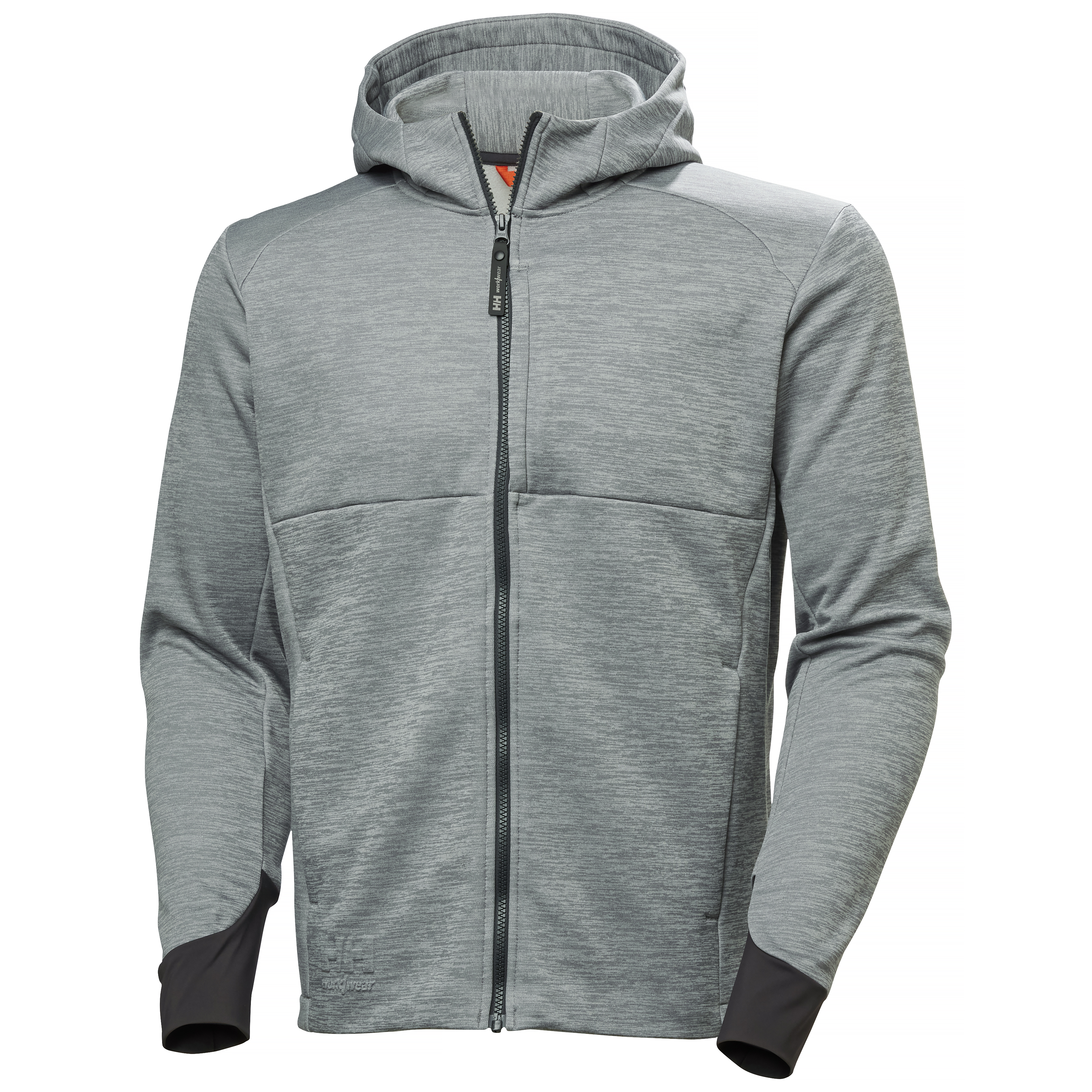 Helly Hansen TECH HOODED MIDLAYER kapuutsi ja pika lukuga pusa hall