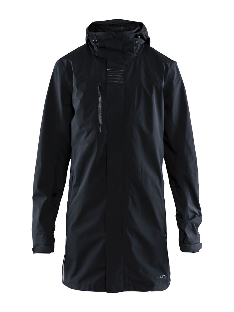 Craft URBAN RAIN meeste parka, must