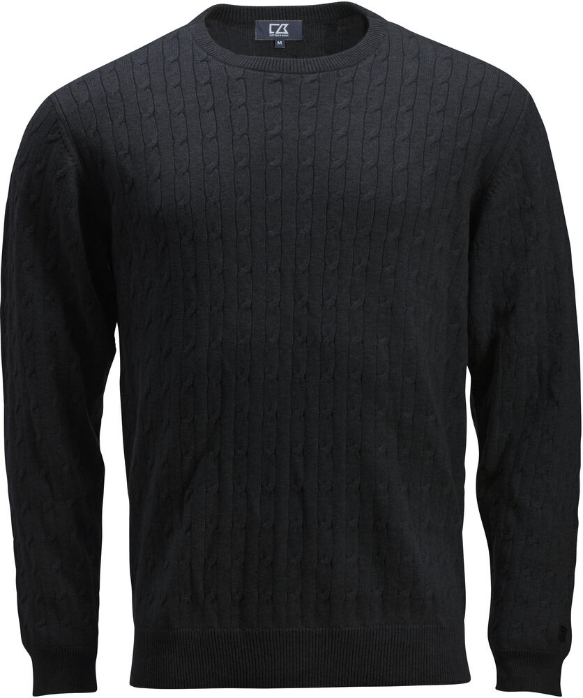 Cutter & Buck BLAKELY kootud kampsun must